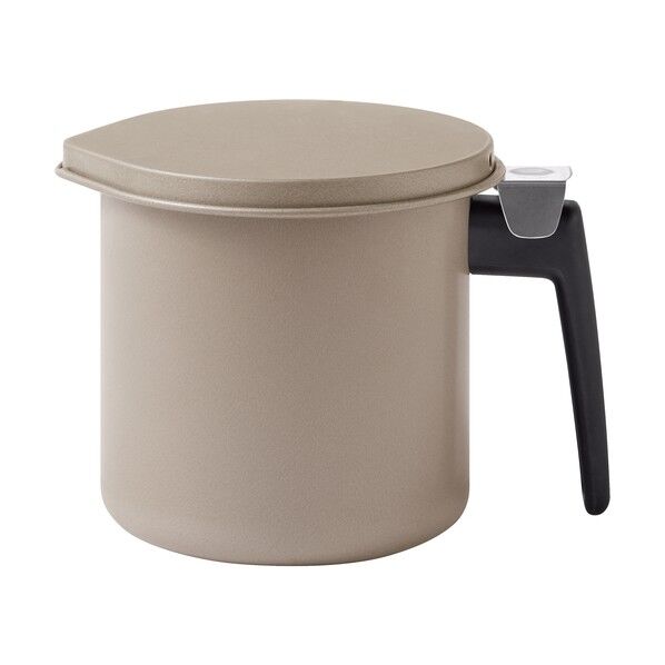 106539 活性炭オイルポット800ml カートリッジ1個付 グレー H-OP800-H 1点...