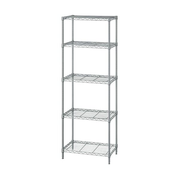 ※法人専用品※アイリスオーヤマ 105477 カラーメタルラック ハイタイプ ダークグレー CMM-55165-DH 0...