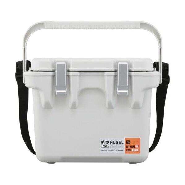 IRIS 208351 HUGEL 真空断熱クーラーボックス 15L ホワイトアッシュ VITC-15ーAW(208351) 1個