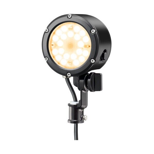 小型LED投光器 （14W/中角/電球色/黒） ブラック E30014M/LSAN9/BK 1点