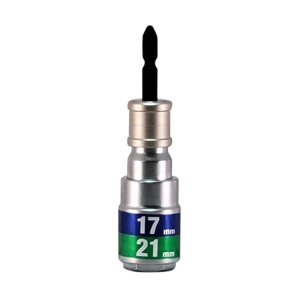 軸交換式落下防止ダブルソケット6角 RBS1721O-6K 17/21mm 19661 1個