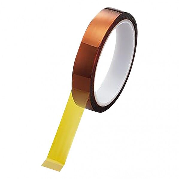 アズワン ポリイミド粘着テープ 50mm×25μm×33m KY6250G-W50 1巻...
