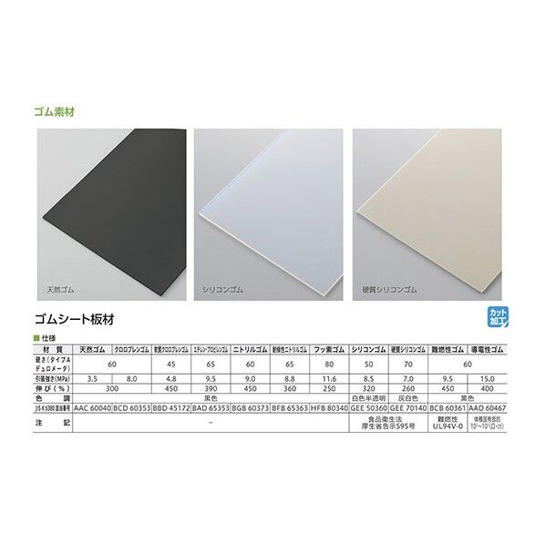 ゴムシート板材 クロロプレンゴム