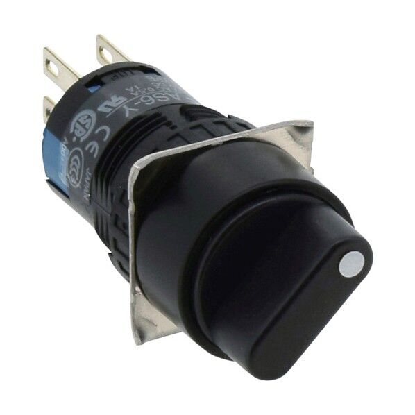 Φ16A6シリーズセレクタスイッチ(AS6M形/丸形) AS6M-2Y2 1点