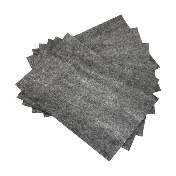 JOHNAN 油吸収材 アブラトール 粘着フィルム付シートタイプ 油吸収量18L グレー E-96-0.5-FT6 6枚...