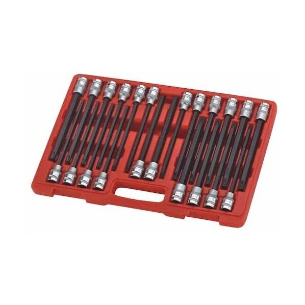 22PCS コンビネーションソケットビットセット 12.7mm JTC5329 1点...