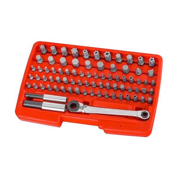 78PCS ダブルエンドミニラチェットビットセット