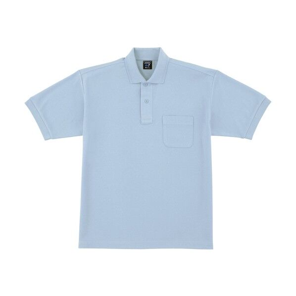 半袖ポロシャツ サックス