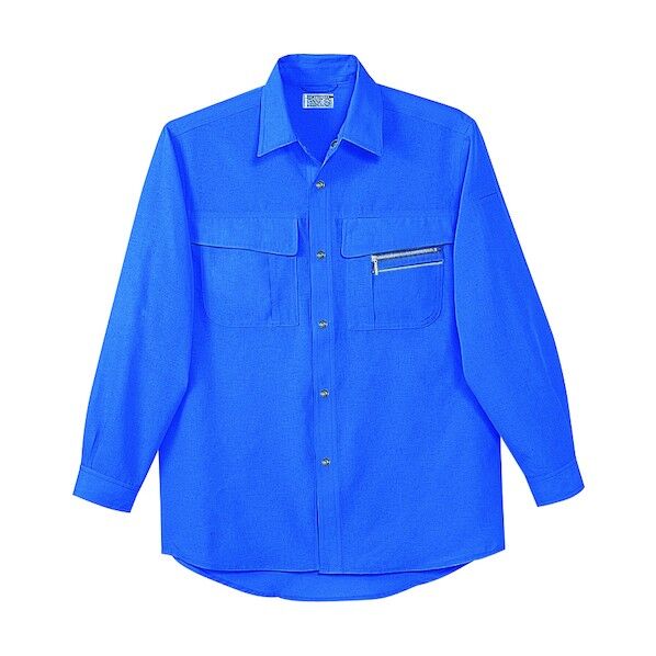 シャツ ロイヤルブルー 4L