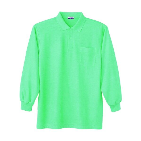 長袖ポロシャツ エメラルド