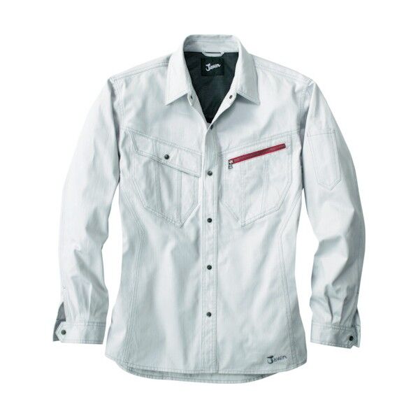 ナガソデシャツ 4Lサイズ シルバー 51904-036-4L 1点