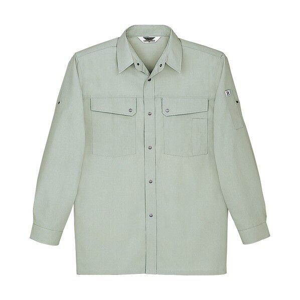 長袖シャツ アースグリーン 4L