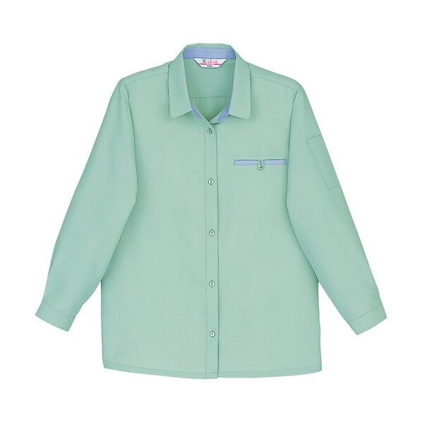 長袖シャツ スプレーグリーン L