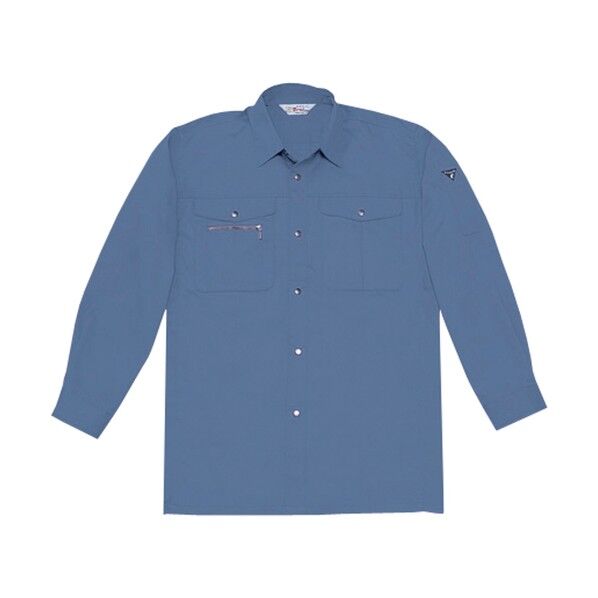 長袖シャツ ブルーグレー 4L 14004-015-4L 1点