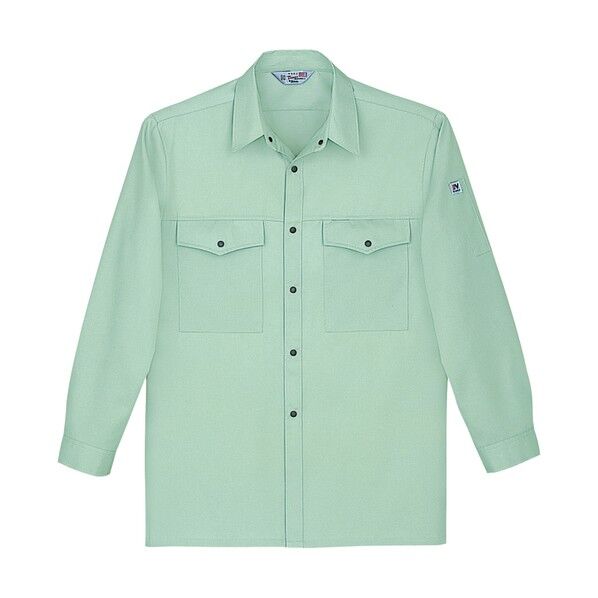長袖シャツ ペールグリーン 4L 1765-074-4L 1点