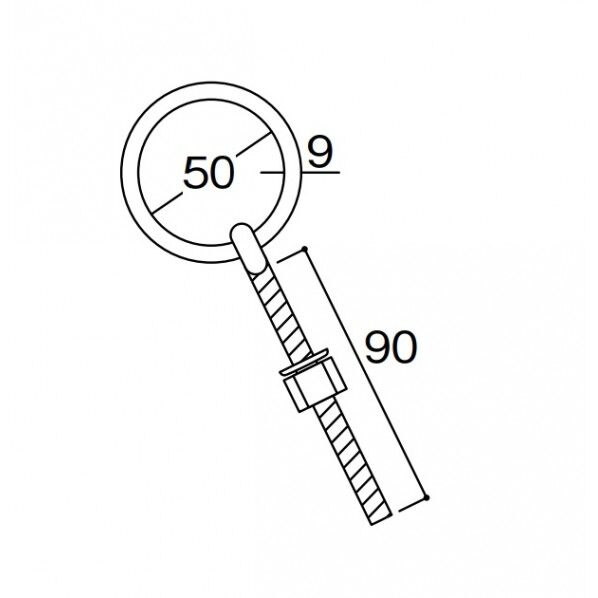 ガーデンシェードオプション 丸カンボルト