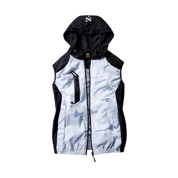 空調服ベスト シルバ-カモフラ 4L