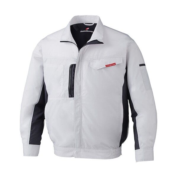 空調服長袖ブルゾン シルバ-