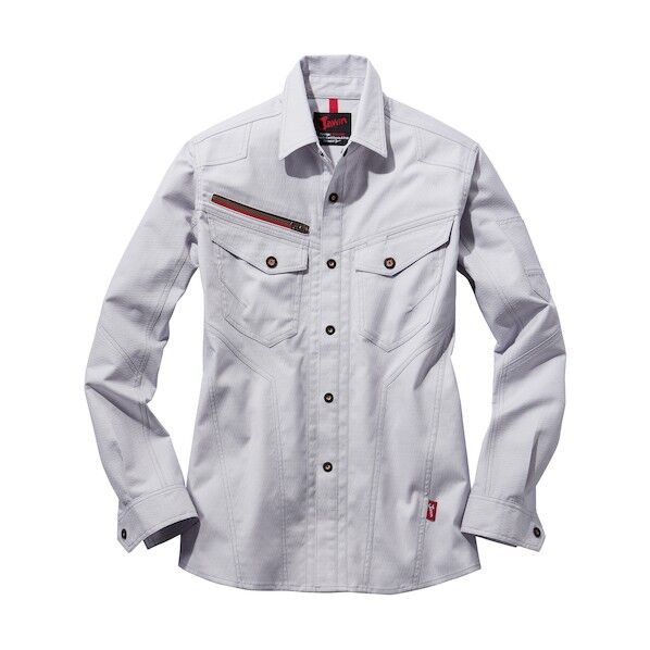 長袖シャツ シルバ-