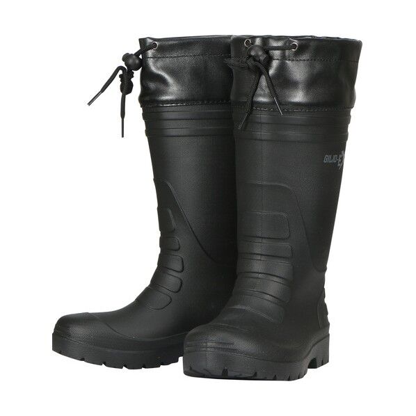 エアーラバーブーツW(女性向け) ブラック L 6432-91-L 1足