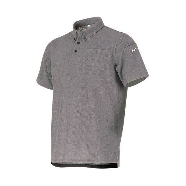 6905 ドライカノコ半袖ポロシャツ グレー 3L 6905-70-3L 1着