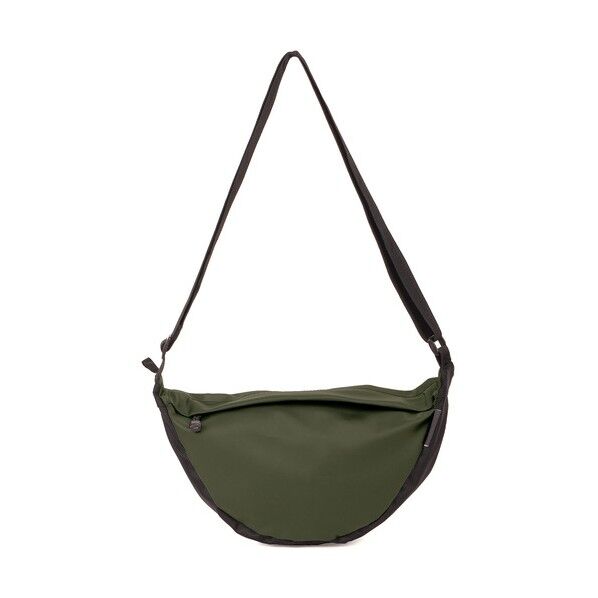 9145 コーティングアーチショルダーバッグ オリーブ