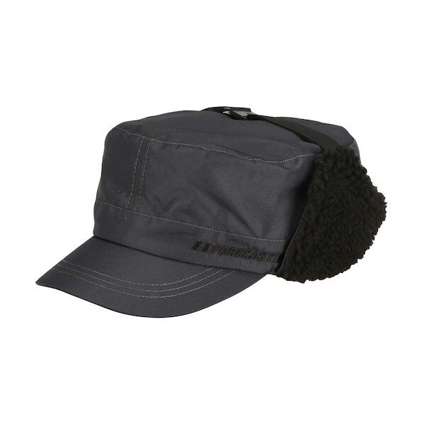 防寒耳付ワークキャップ チャコールグレー 58cm
