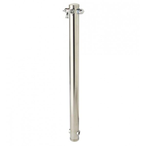 ステンレス水栓柱 湯水混合水栓柱