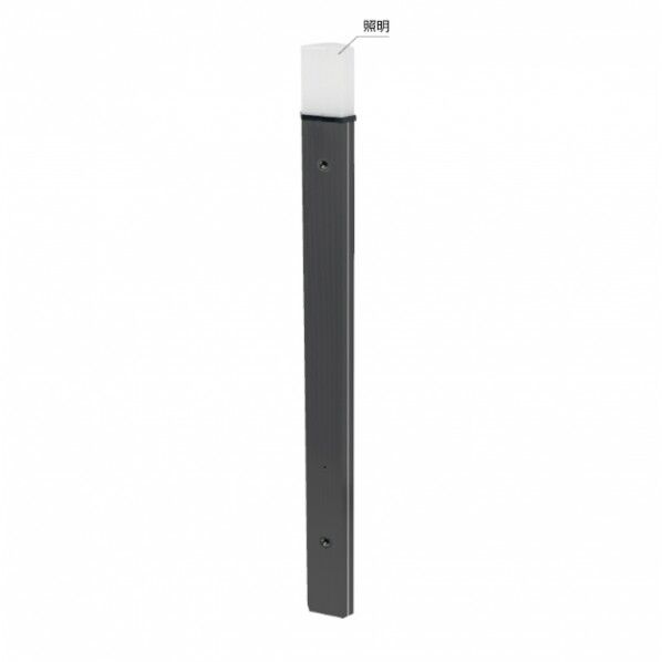 オンリーワンクラブ ガーデンポール PRIZM II ブラック HV3-GP22B 1個