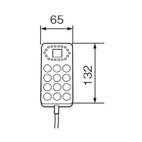 S型散光式警光灯用リモコン