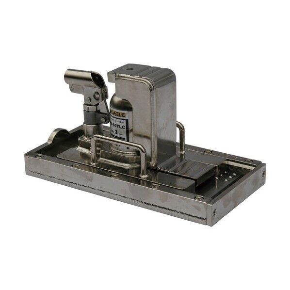 送り台タイプ爪付きジャッキ フリー（メッキ）