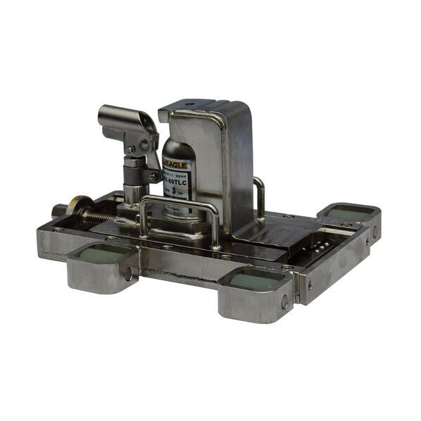 送り台タイプ爪付きジャッキ フリー（メッキ）