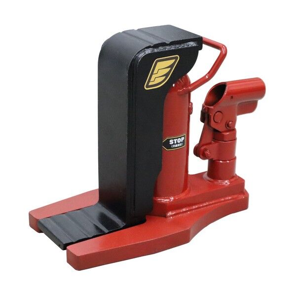 レバー回転･安全弁付爪つきジャッキ 爪能力2t 爪ロングタイプ