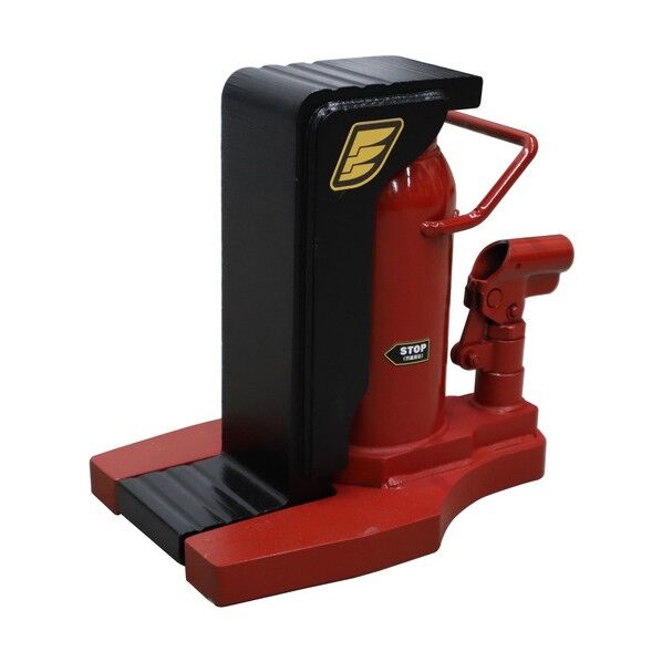 レバー回転･安全弁付爪つきジャッキ 爪能力7t爪ロングタイプ