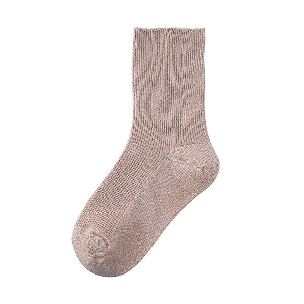 紳士足首ゆったりスベリ止め付ソックス ベージュ 24~26cm