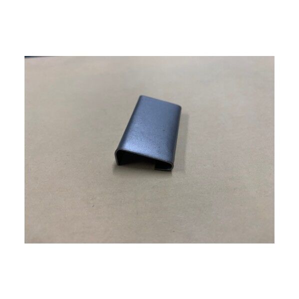 帯鉄用シール片足オープン 0.6T×19W×38L