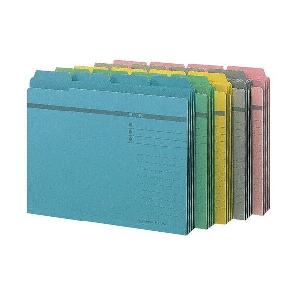 4カットフォルダー 青 No.44-4P 1点