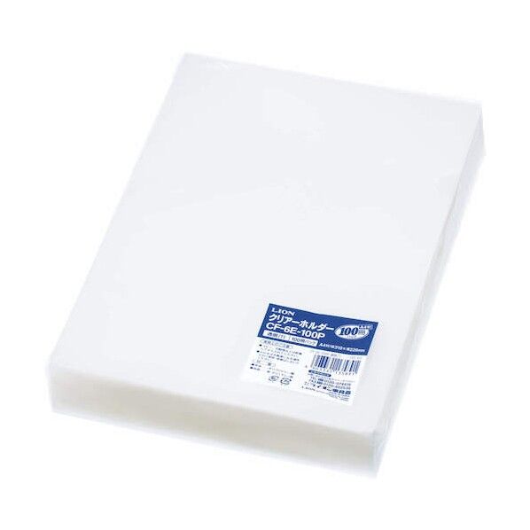 クリアーホルダー135-89透明 CF-6E-100P(13589) 100冊...