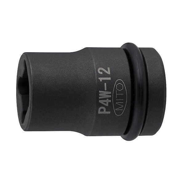  1/2インパクトレンチ用 ウエルドナット用ソケット 12MM P4W-12 1点...