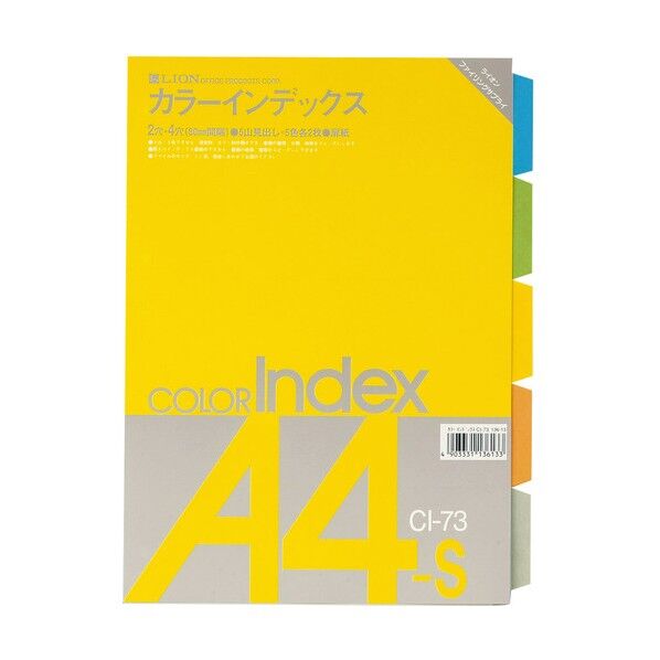 カラーインデックス A4判S型 CI-73 1点