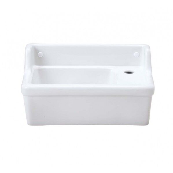 壁付型手洗器 Sレクタングル (立水栓用/穴あき)ブランカ