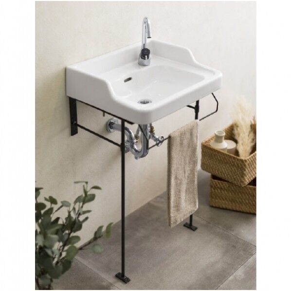 オンリーワンクラブ 洗面器 ハイバック(立水栓用/穴あき) ブランカ IB4-E274320 1梱...