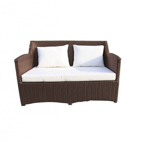 人工ラタンファニチャー 人工ラタン2人掛けチェア NH-2050B