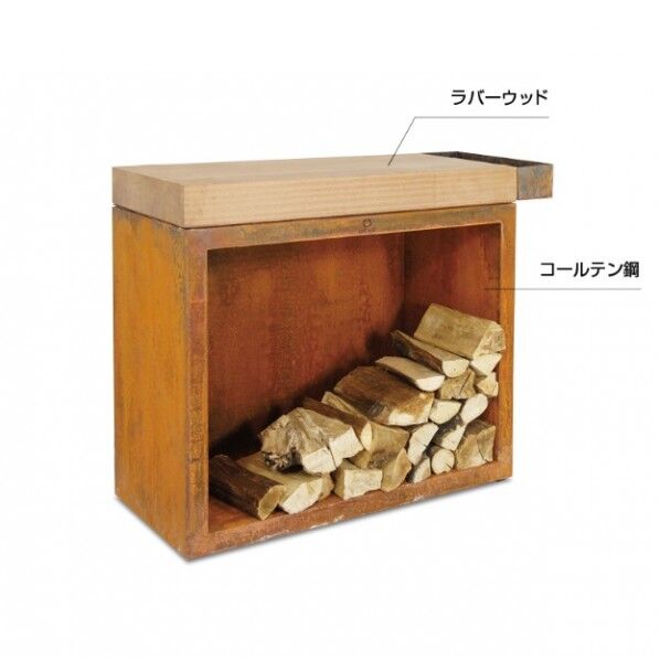 メンリィ カッティングボード付きストレージ