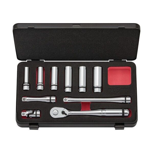  9.5sq.ディープソケットレンチセット[10点](ケース付) NTB3L10CZ 1セット...