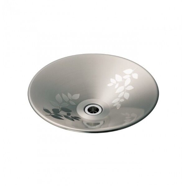 サスアートポット ステンレスアートポット【リーフ】