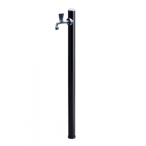オンリーワンクラブ 水栓柱コルム φ60×H900mm ブラック TC3-CM11-BK 1本