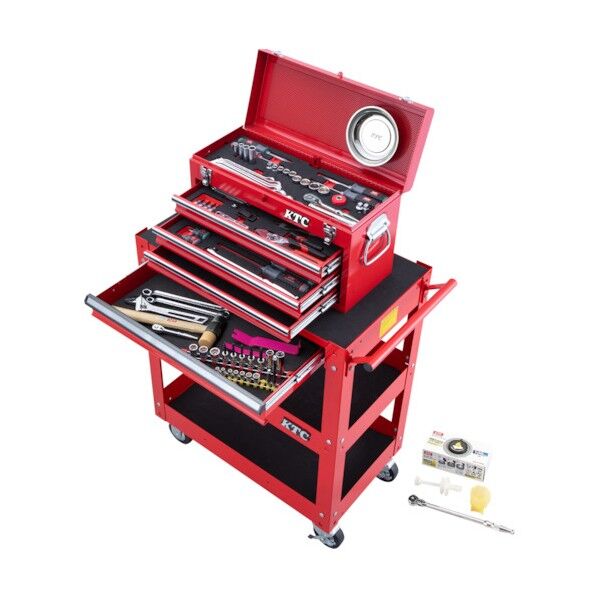 2024SKSALE エキスパートセット（3段3引出し･3段1引出し）（レッド）