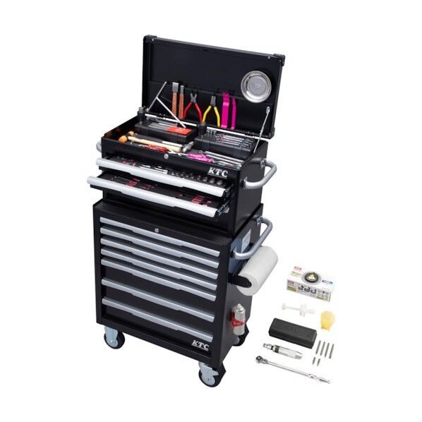 2024SKSALE エキスパートセット(4段4引出し・7段7引出し)(ブラック)