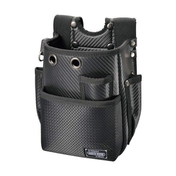 腰袋2段 ブラック WT-11BK 1個